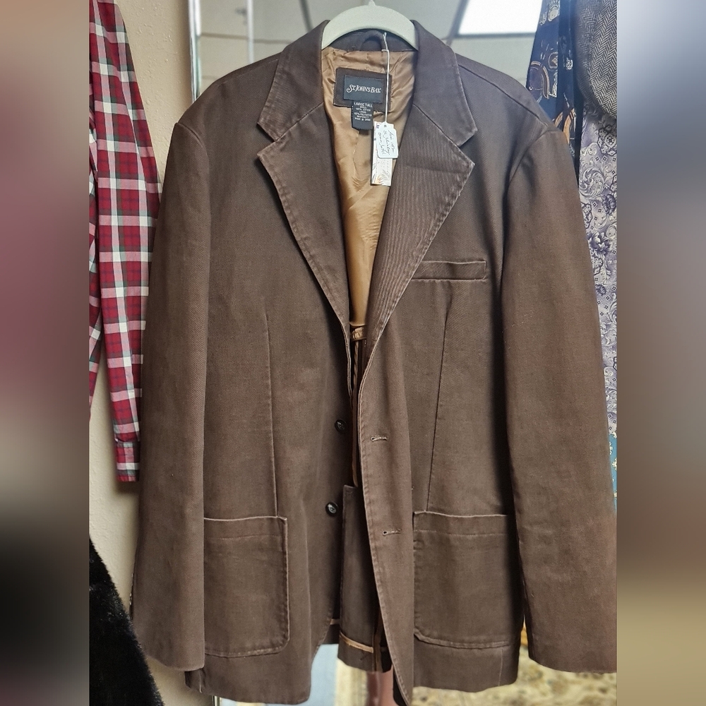 Handsome Men's Cotton St. John's Bay Coat size L/Tall